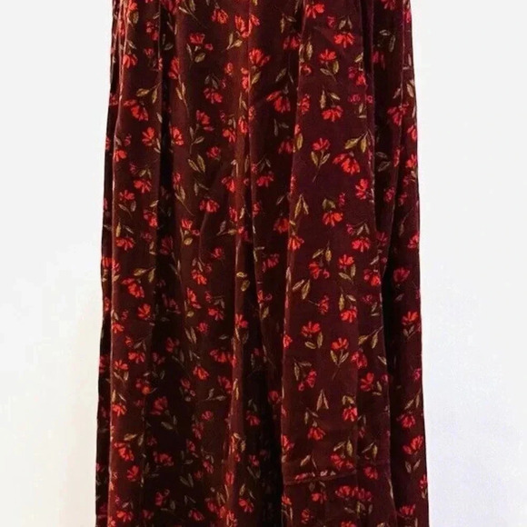 NWT SONOMA Women Long Sleeve Pullover Knee Length Loose Fit Floral Dress Size 2X - Picture 10 of 13